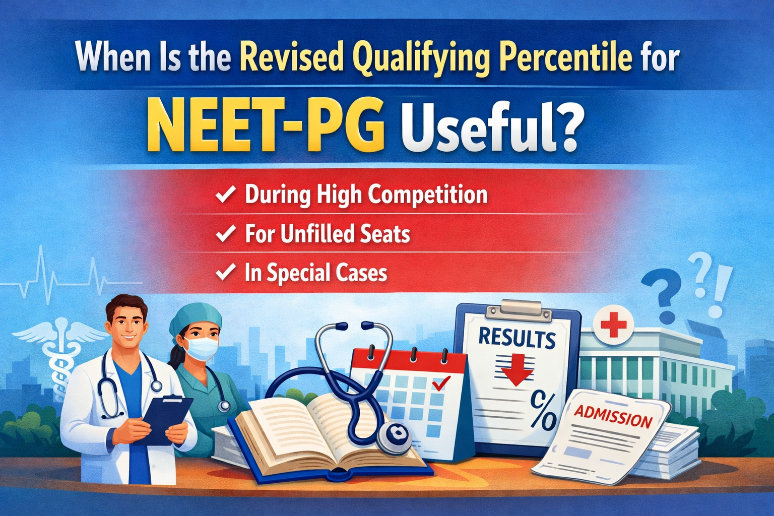 When Is the Revised Qualifying Percentile for NEET-PG Useful?